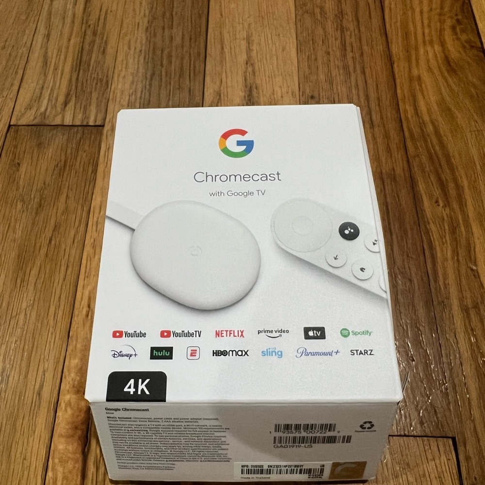 Google Chromecast with Google TV - White